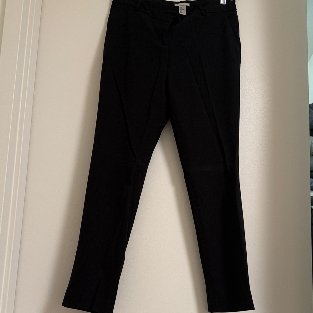 H&M Black Slim Dress Pants